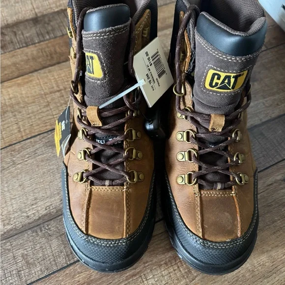 Caterpillar Brown and Black Leather Boots